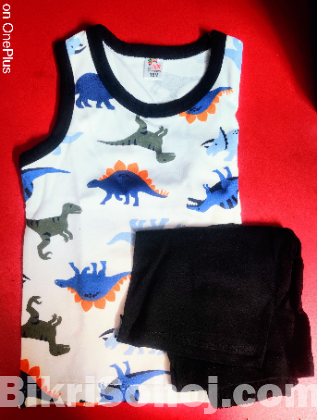 Baby T-shirt. ছোট বাচ্চাদের জামা (বয়স= ৮ মাস- ১৪ মাস)